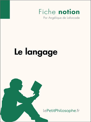 cover image of Le langage (Fiche notion)